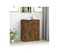 vidaXL Buffet 815375 en bois d'ingénierie Chêne fumé 60x30x75 cm Marron