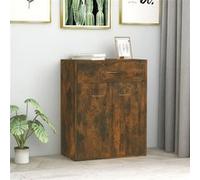 vidaXL Buffet 815375 en bois d'ingénierie Chêne fumé 60x30x75 cm Marron
