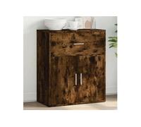 vidaXL Buffet 840468 - chêne fumé 60x31x70 cm, bois d'ingénierie