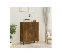 vidaXL Buffet Chêne fumé 70x34x90 cm