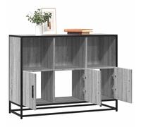 Buffet chêne marron 100x35x76 cm bois d'ingénierie armoire de rangement vidaXL