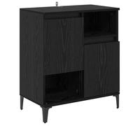 vidaXL Buffet Chêne noir 60 x 35 x 70 cm Bois d'ingénierie