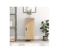 Vidaxl Buffet Chêne Sonoma 34,5x34x90 Cm Bois D'ingénierie Multicolore