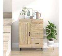 vidaXL Buffet Chêne Sonoma 69,5×34×90 cm Bois d'ingénierie
