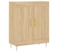Buffet chêne sonoma 69,5x34x90 cm bois d'ingénierie