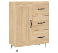 Buffet chêne sonoma 69,5x34x90 cm bois d'ingénierie