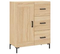 Buffet chêne sonoma 69,5x34x90 cm bois d'ingénierie