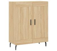 Buffet chêne sonoma 69,5x34x90 cm bois d'ingénierie