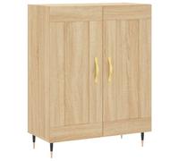 Buffet chêne sonoma 69,5x34x90 cm bois d'ingénierie