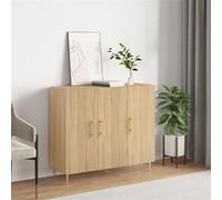 vidaXL Buffet 90x34x80 cm - Chêne Sonoma