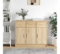 vidaXL Buffet chêne Sonoma 91x28x75 cm Bois d'ingénierie