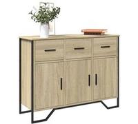 vidaXL Buffet chêne Sonoma 97x32,5x74,5 cm Bois d'ingénierie