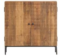 Buffet CLOUD commode meuble de rangement 75 x 30 x 75 cm Bois de manguier massif J1900