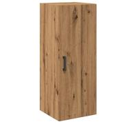 Buffet CLOUD, commode meuble de rangement chêne artisanal 34,5x34x90 cm bois d'ingénierie J2088