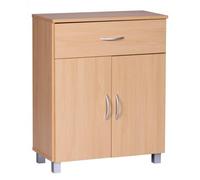 Buffet Commode FINEBUY - 60x75x30cm - Bois - Étagère fermée - Hêtre