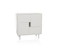Commode - hjh LIVING - LYKKJA - Blanc - Panneau de particules revêtu de mélamine