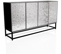 METALLIO - Commode Noir/Argent