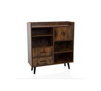 MYRDAL - Commode Marron/Noir