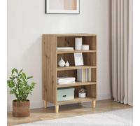 Buffet Contemporain Bois d'Ingénierie, Armoire Rangement Couloir avec Étagères, Meuble de Salon pour Objets Décoratifs et Quotidien, Design Rectangulaire Élégant
