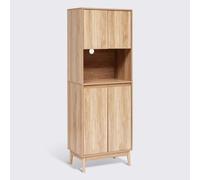 Buffet de cuisine 1 niche et 4 portes - Longueur 60 x largeur 40 x Hauteur 175 cm