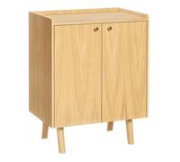 Buffet Design 2 Portes Nice 75cm Chêne