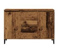 Buffet élégant - ECOHOME - bois d'ingénierie - vieux bois - 102 x 35 x 70 cm - avec tiroirs - avec portes@499768