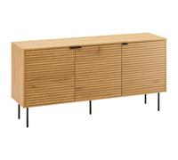 Buffet en bois 3 portes 150cm STINNA Marron