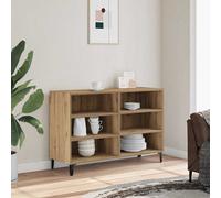 Buffet en bois aggloméré Multi Couleurs Commode bibliothèque Buffet vidaXL