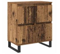 Buffet en bois ancien - vidaXL - 60x35x70 cm - 4 portes - Grand espace de stockage - Style minimaliste
