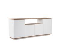Buffet en bois ""Arista"" - 180 x 44 x 75 cm - Blanc