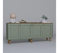 Buffet en bois "Bohem" - 180 x 40 x 75 cm - Vert