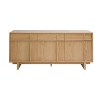 Buffet en bois clair chêne L160 cm ZAO