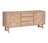Atmosphera - Buffet 2 portes Aeris en bois d'acacia - Beige