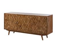 Buffet en bois d'acacia laqué brun MOSAYK N° 110