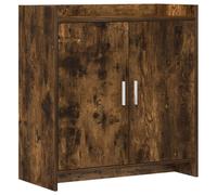 Buffet en bois d'ingénierie, finition chêne fumé, dimensions : 72 x 36 x 80 cm