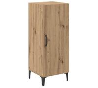 vidaXL Buffet Chêne Artisanal 34,5 x 34 x 90 cm Bois d'ingénierie, Buffet Moderne élégant, Armoire Fonctionnelle, unité rectangulaire de Rangement, Organisateur Minimaliste pour intérieur