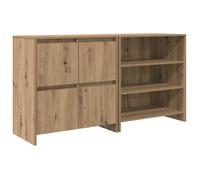 Vidaxl Buffet 2 Pcs Chêne Artisanal 70 X 41 X 75 Cm Bois D'ingénierie