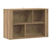 Buffet en bois d'ingénierie - vidaXL - Chêne artisanal - 80x30x53 cm - Style rustique - Rangement pratique