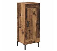Buffet en bois d'ingénierie - vidaXL - Olden - 34,5 x 34 x 90 cm - Bois ancien - Bois d'ingénierie et fer