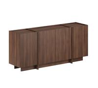 Buffet en bois ""Dorma"" - 180 x 45 x 80 cm - Noyer Milano