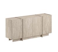 Buffet en bois ""Dorma"" - 180 x 45 x 80 cm - Travertin