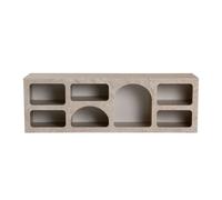 Buffet en bois ""Ferlis"" - 160 x 40 x 51 cm - Travertin