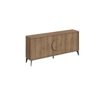 Buffet en bois "Gora Wide" - 180 x 36 x 82 cm - Marron