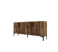 Buffet en bois "Kiev" - 180 x 35 x 78 cm - Noyer