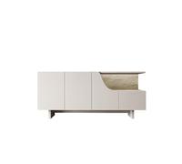 Buffet en bois "Line" - 180 x 40 x 81 cm - Beige