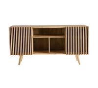 Buffet en bois manguier massif 2 portes coulissantes l140 cm alba