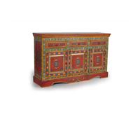 Buffet en bois massif - Giner y Colomer - Mangue et MDF - Multicolore - 3 tiroirs et 3 portes