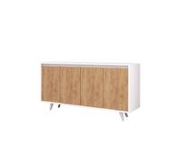 Buffet en bois "Nossa" - 140 x 40 x 86 cm - Marron