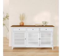Buffet en bois recy lanc effet vieilli - casa