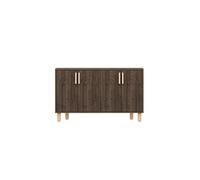 Buffet en bois "Rodney" - 120 x 30 x 74 cm - Marron